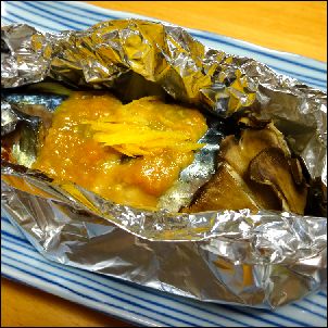 信州味噌　さば味噌ホイル焼き